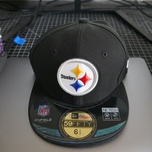 New Era 59FIFTY Pittsburgh Steeler Fitted Hat NEW